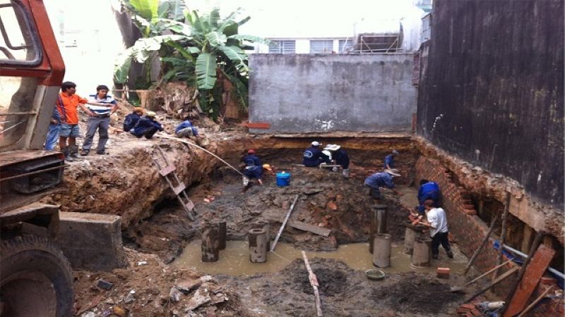 Dịch vụ đào móng nhà an toàn, gọn gàng Dịch vụ đào móng nhà an toàn, gọn gàng