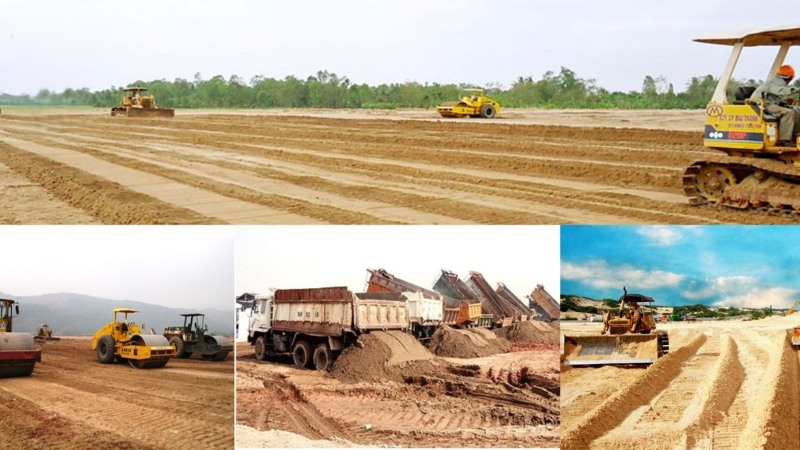 Dịch vụ san lấp mặt bằng công trình, nhà xưởng Dịch vụ san lấp mặt bằng công trình, nhà xưởng